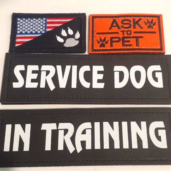 Unlisted Dog Service Dog Velcro Patches Nip Poshmark